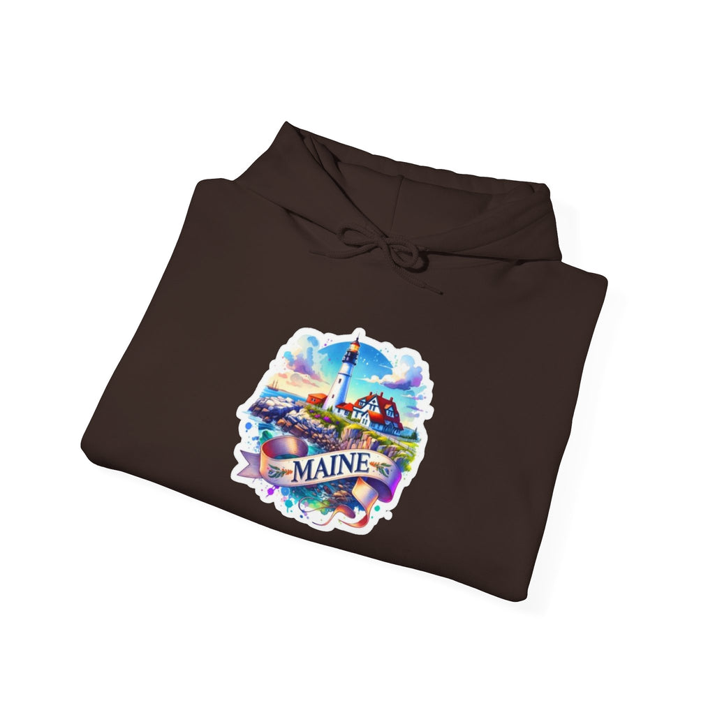 Maine Coastal Adventure Graphic Hoodie