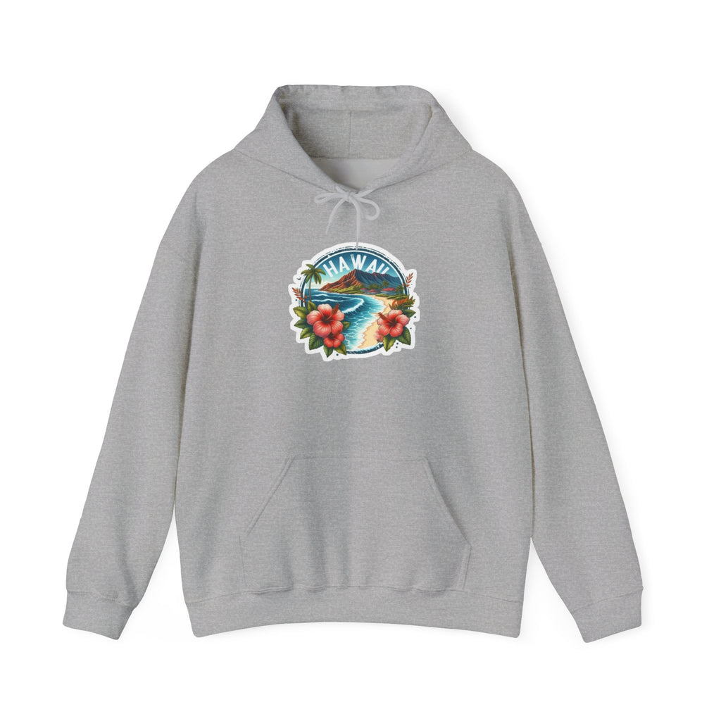 Hawaii Tropical Island Floral Hoodie