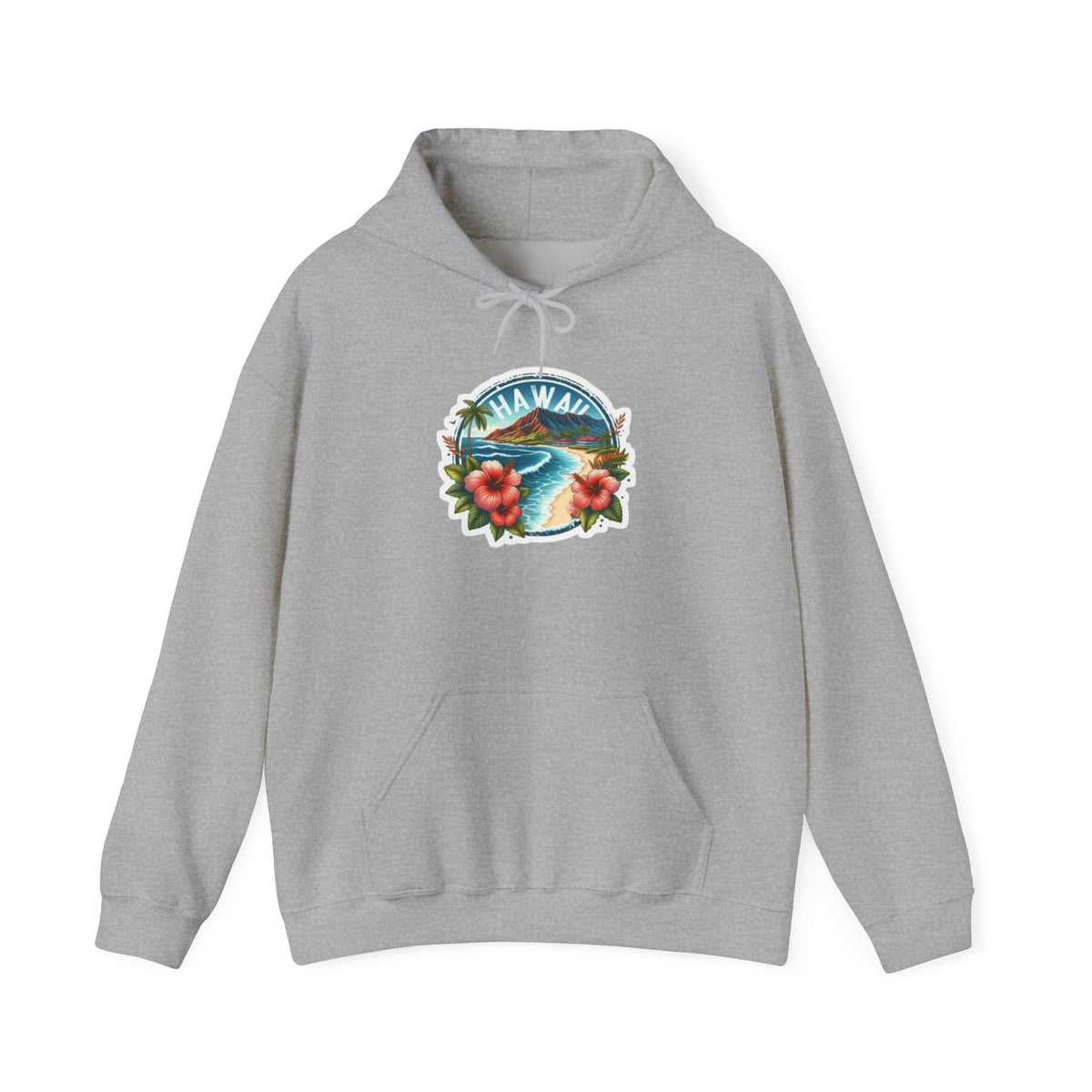 Hawaii Tropical Island Floral Hoodie