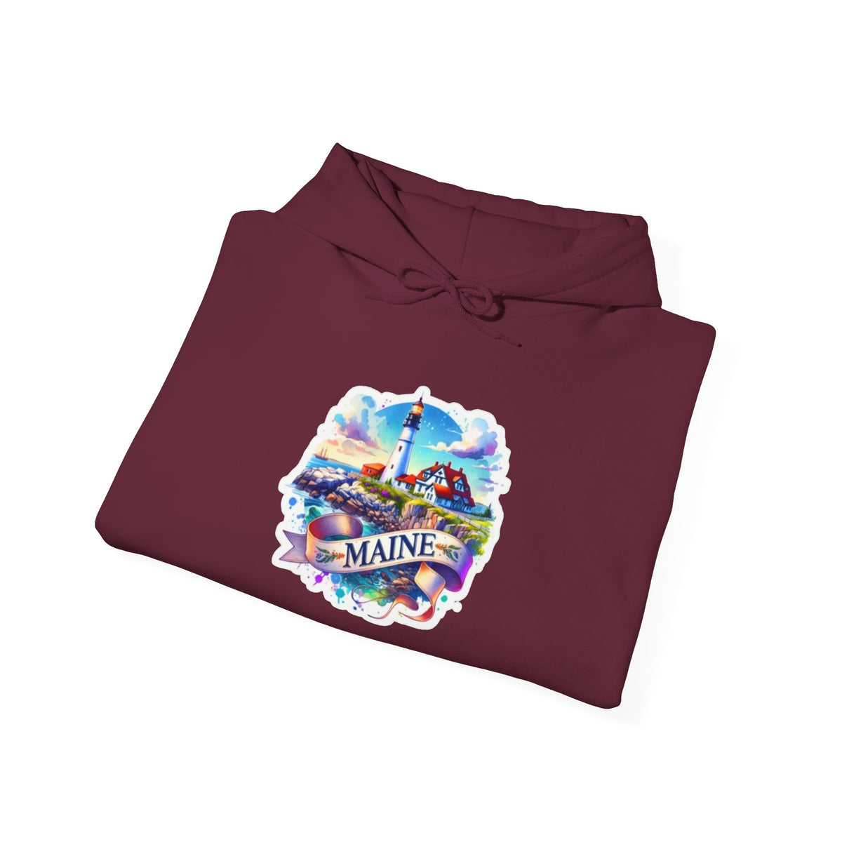 Maine Coastal Adventure Graphic Hoodie