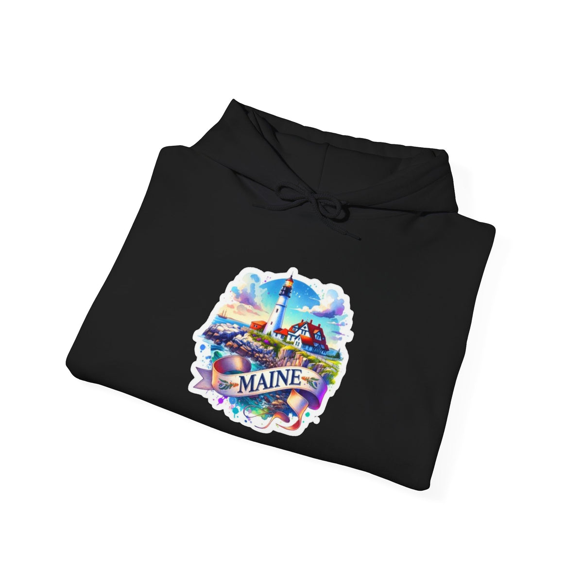 Maine Coastal Adventure Graphic Hoodie