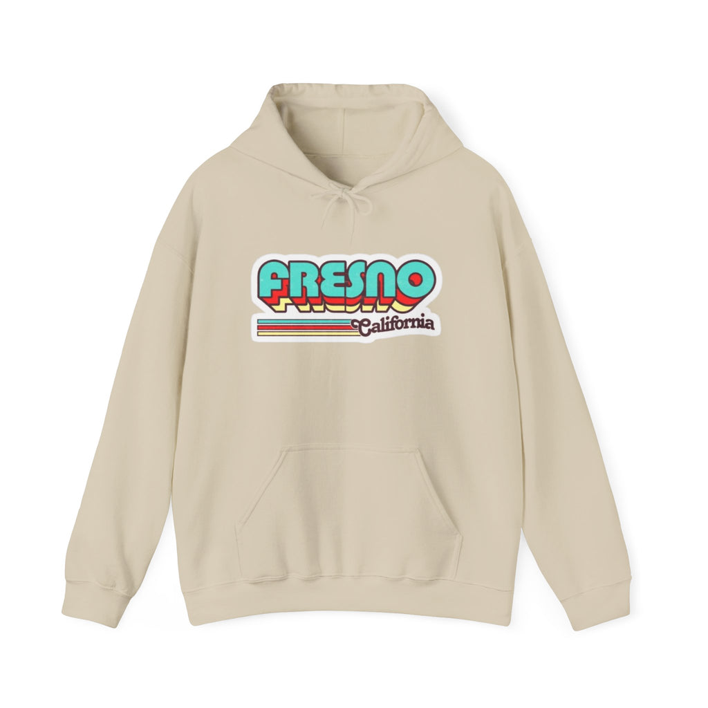 Fresno California Retro Graphic Hoodie