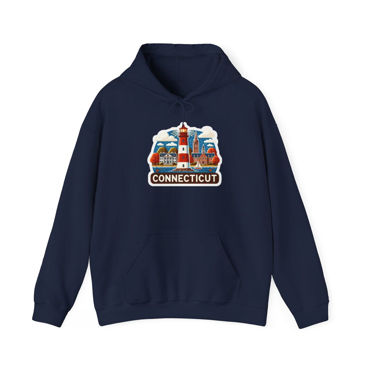 Connecticut Lighthouse Souvenir Hoodie
