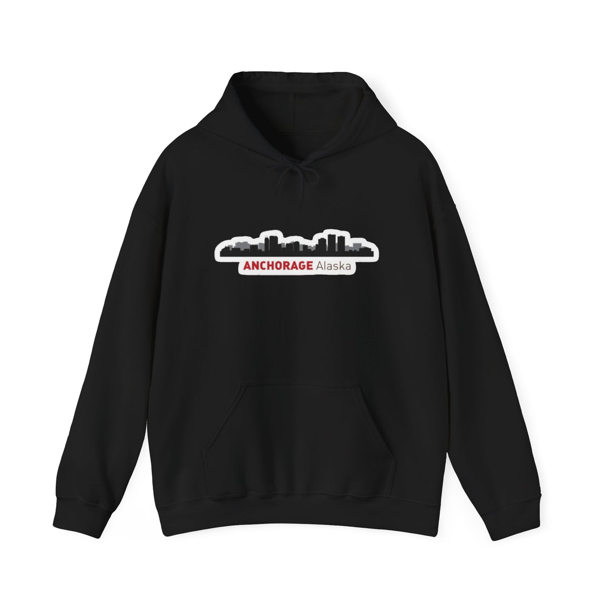 Anchorage Alaska Skyline Hoodie