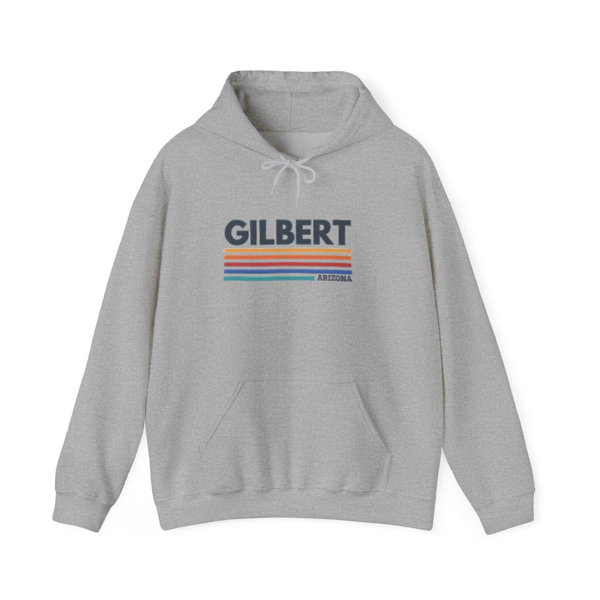 Gilbert Arizona Retro Stripe Hoodie