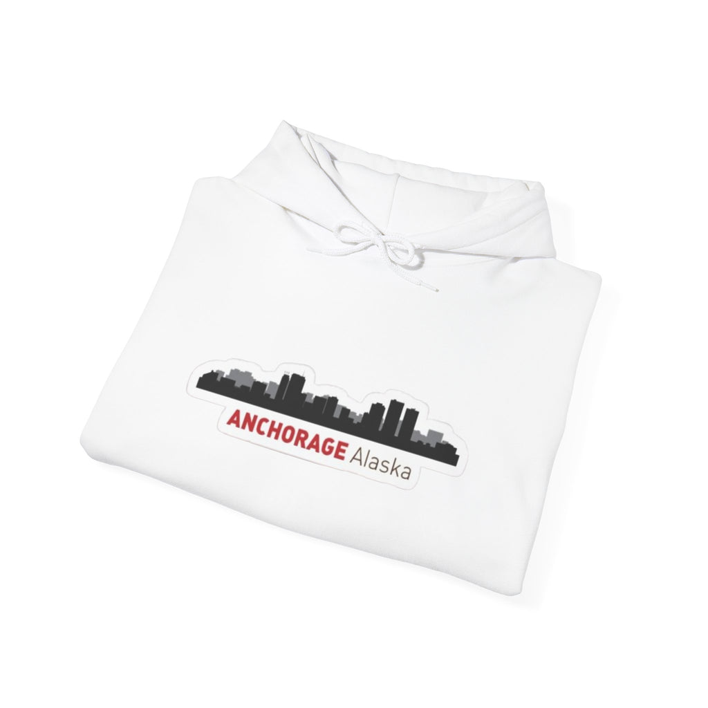 Anchorage Alaska Skyline Hoodie