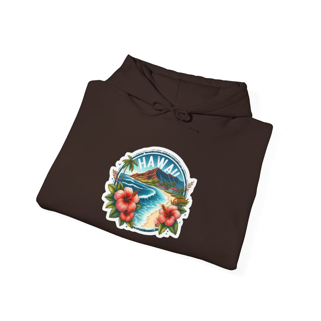 Hawaii Tropical Island Floral Hoodie