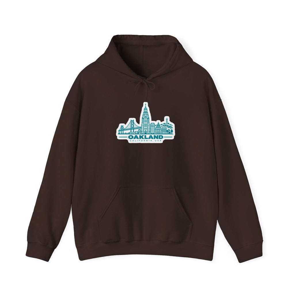 Oakland California Skyline Hoodie