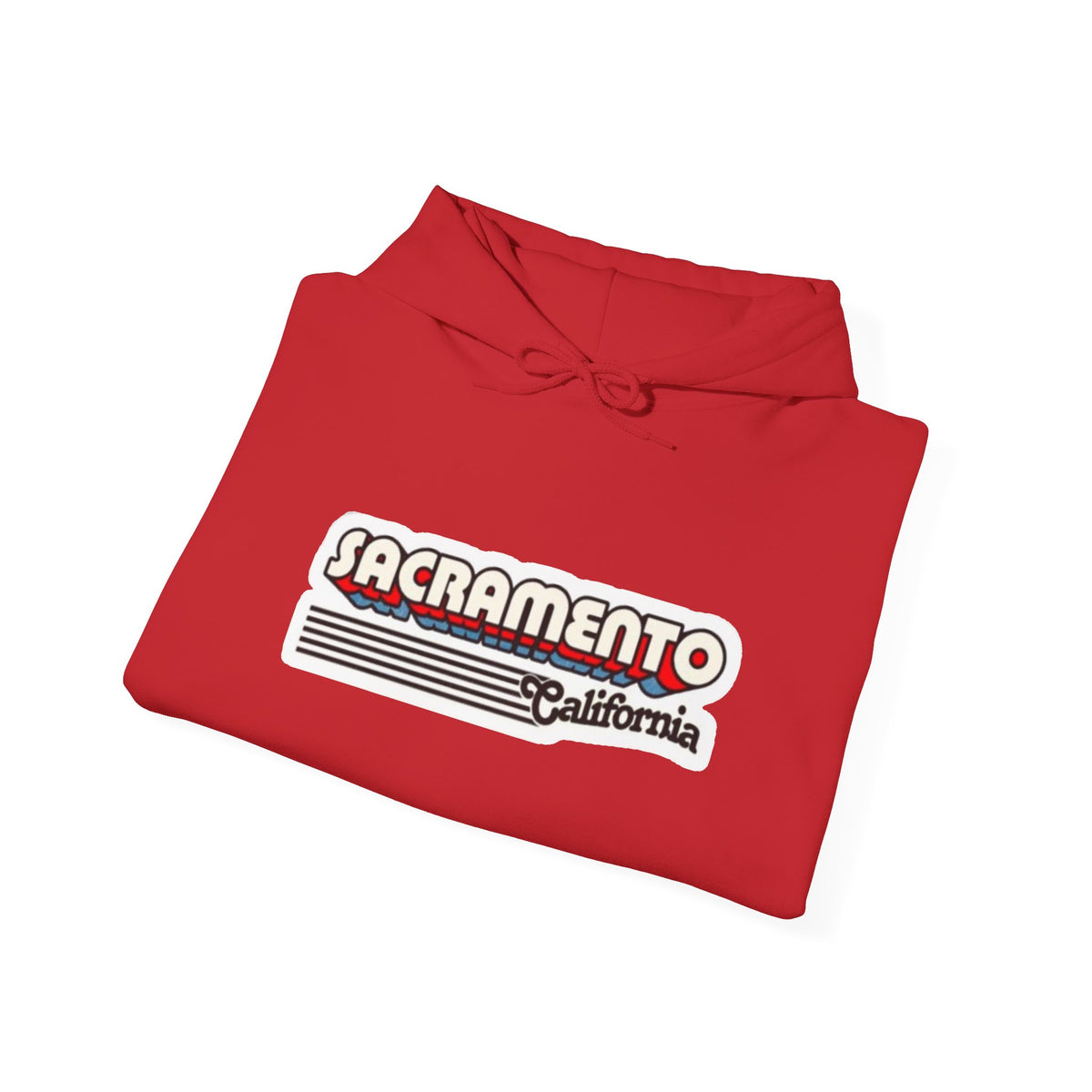Sacramento California Retro Graphic Hoodie