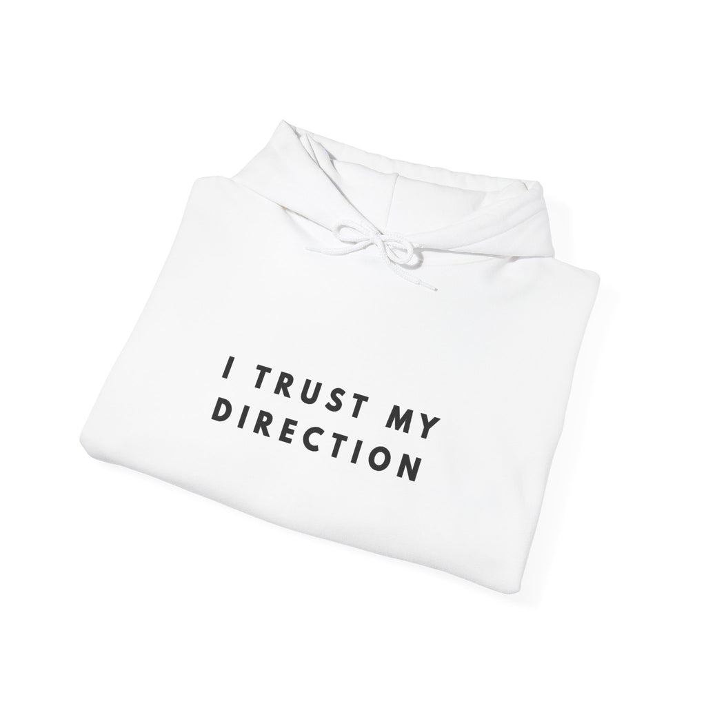 I Trust My Direction Inspirational Quote Hoodie