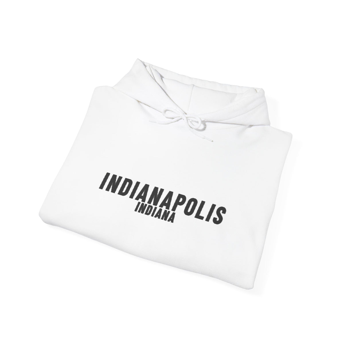 Indianapolis Indiana City Text Hoodie