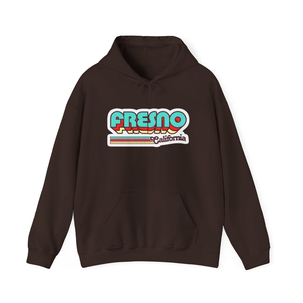 Fresno California Retro Graphic Hoodie
