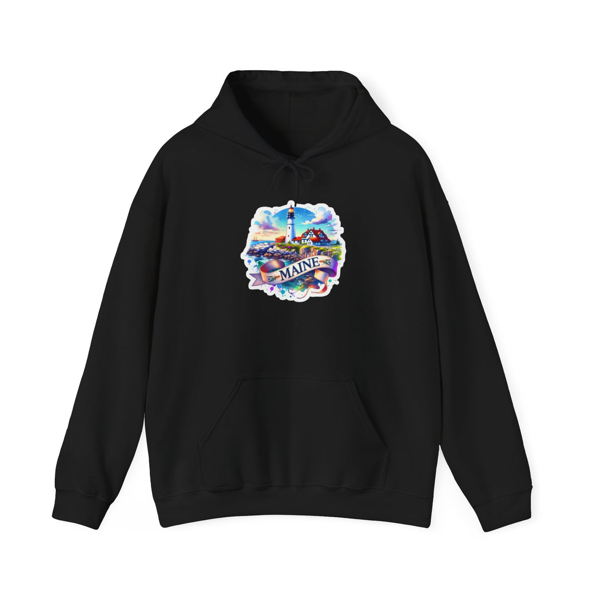 Maine Coastal Adventure Graphic Hoodie