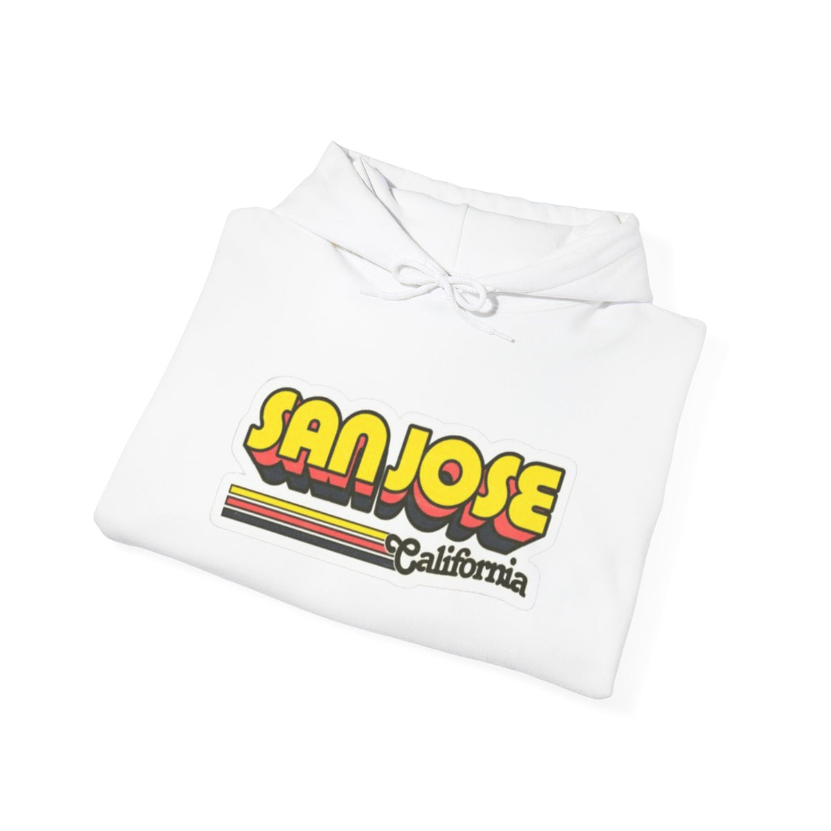 San Jose California Retro Graphic Hoodie