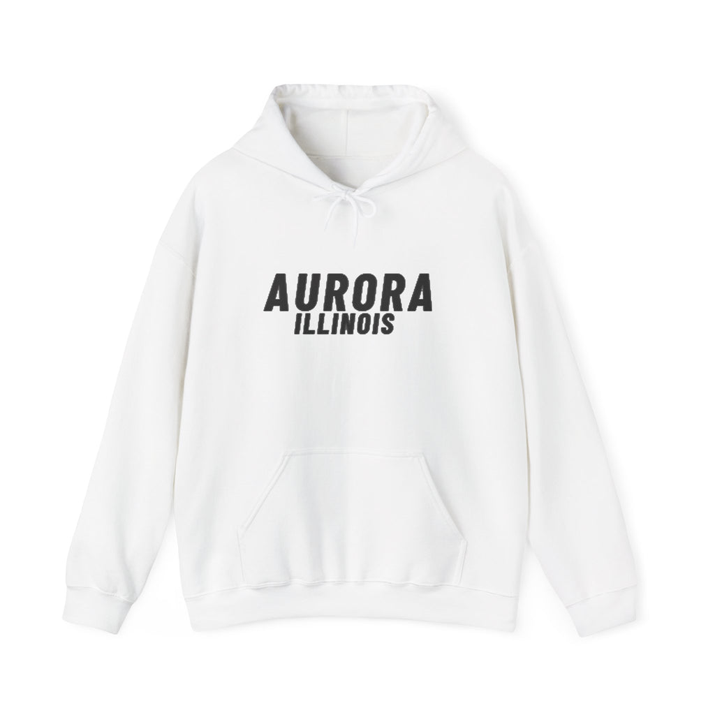 Aurora Illinois Text Hoodie