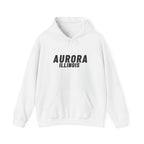 Aurora Illinois Text Hoodie