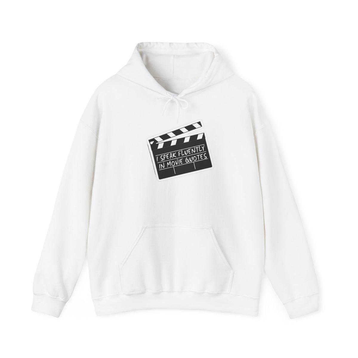 “Speak Fluent in Movie Quotes” Movie Lover Hoodie