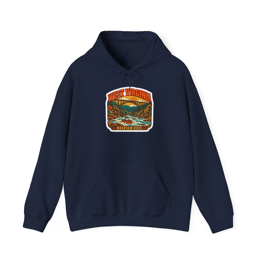 West Virginia Mountain Landscape Hoodie
