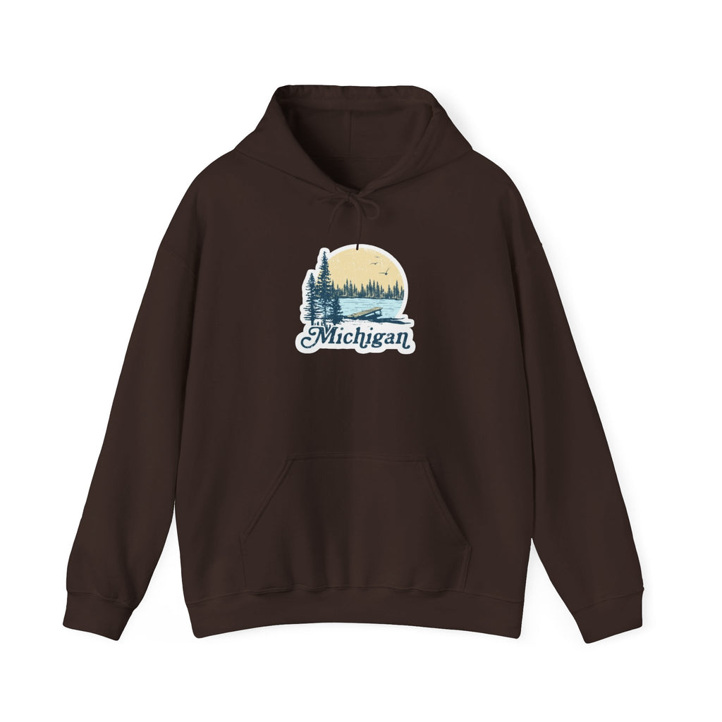 Michigan Sunset Pines Hoodie