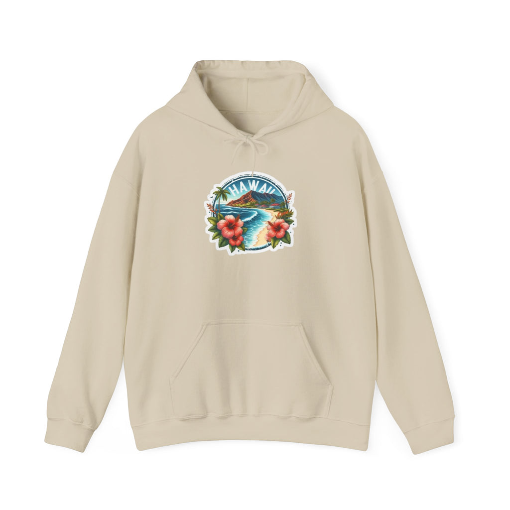 Hawaii Tropical Island Floral Hoodie