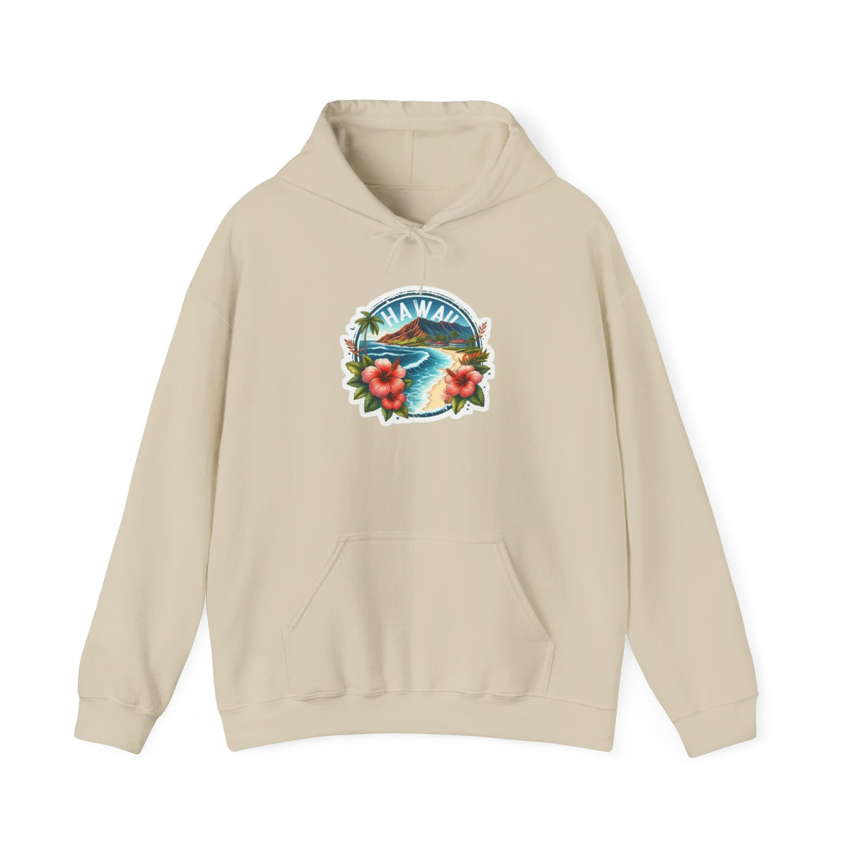 Hawaii Tropical Island Floral Hoodie