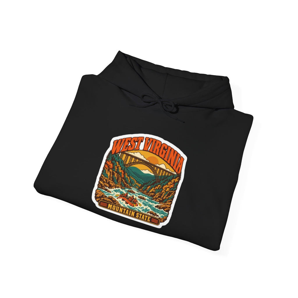 West Virginia Mountain Landscape Hoodie