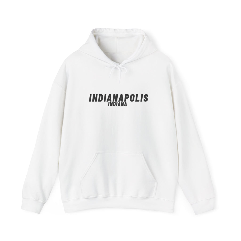 Indianapolis Indiana City Text Hoodie