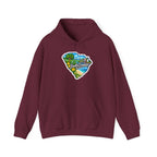 South Carolina Map Hooded Sweatshirt