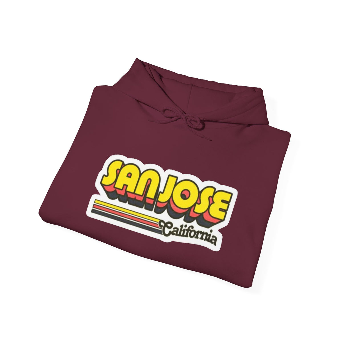 San Jose California Retro Graphic Hoodie