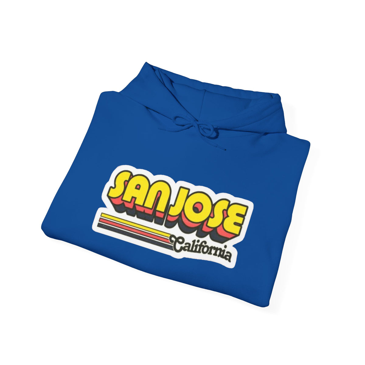 San Jose California Retro Graphic Hoodie