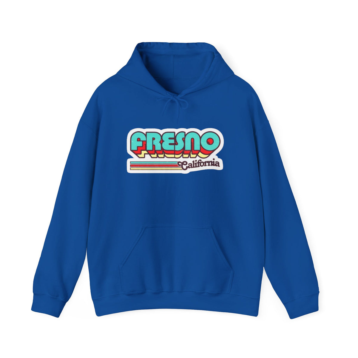 Fresno California Retro Graphic Hoodie