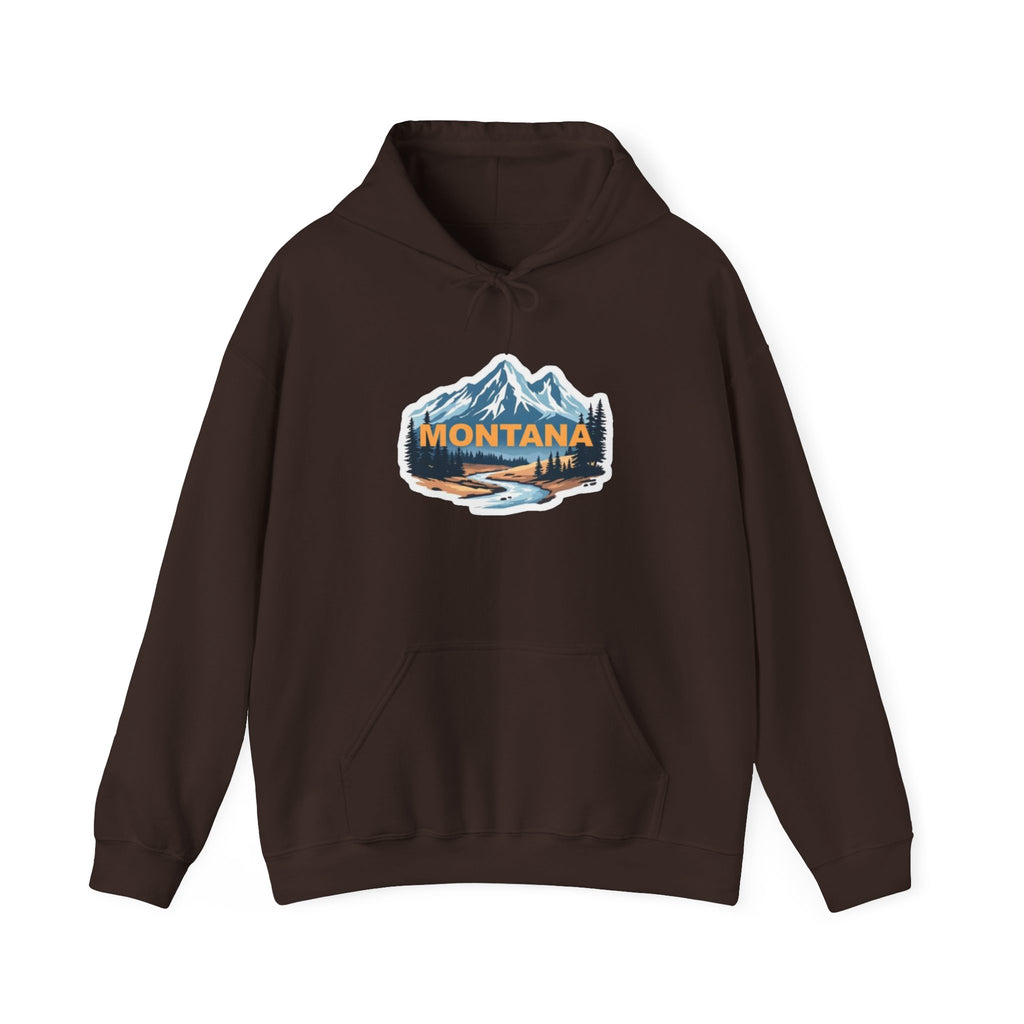 Montana Mountain Graphic Hoodie