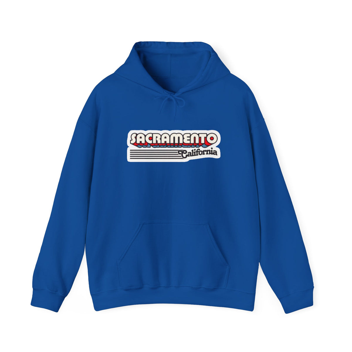 Sacramento California Retro Graphic Hoodie