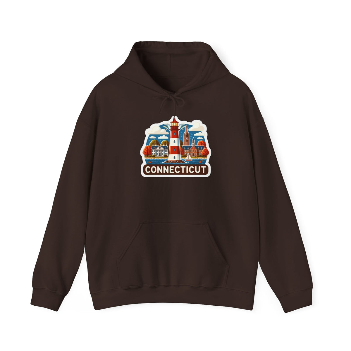 Connecticut Lighthouse Souvenir Hoodie