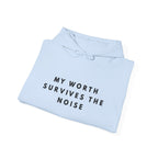 My Worth Survives the Noise Hoodie