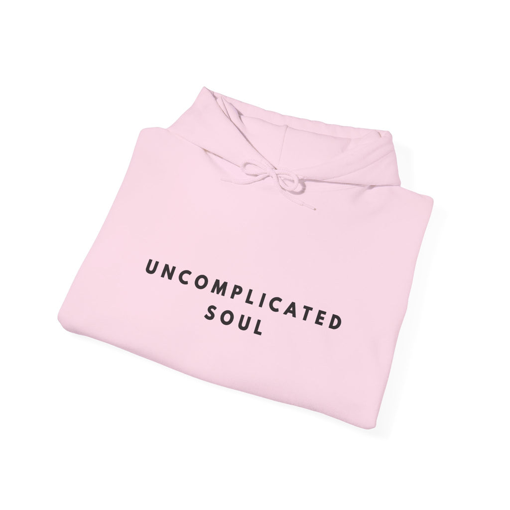 Uncomplicated Soul Minimalist Graphic Hoodie