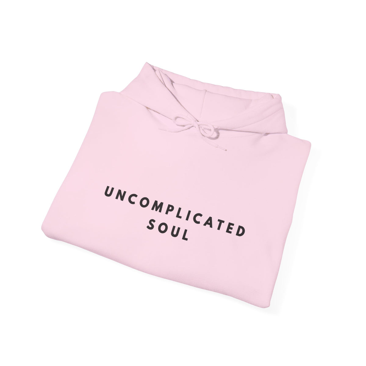 Uncomplicated Soul Minimalist Graphic Hoodie