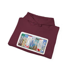 Wyoming License Plate Graphic Hoodie