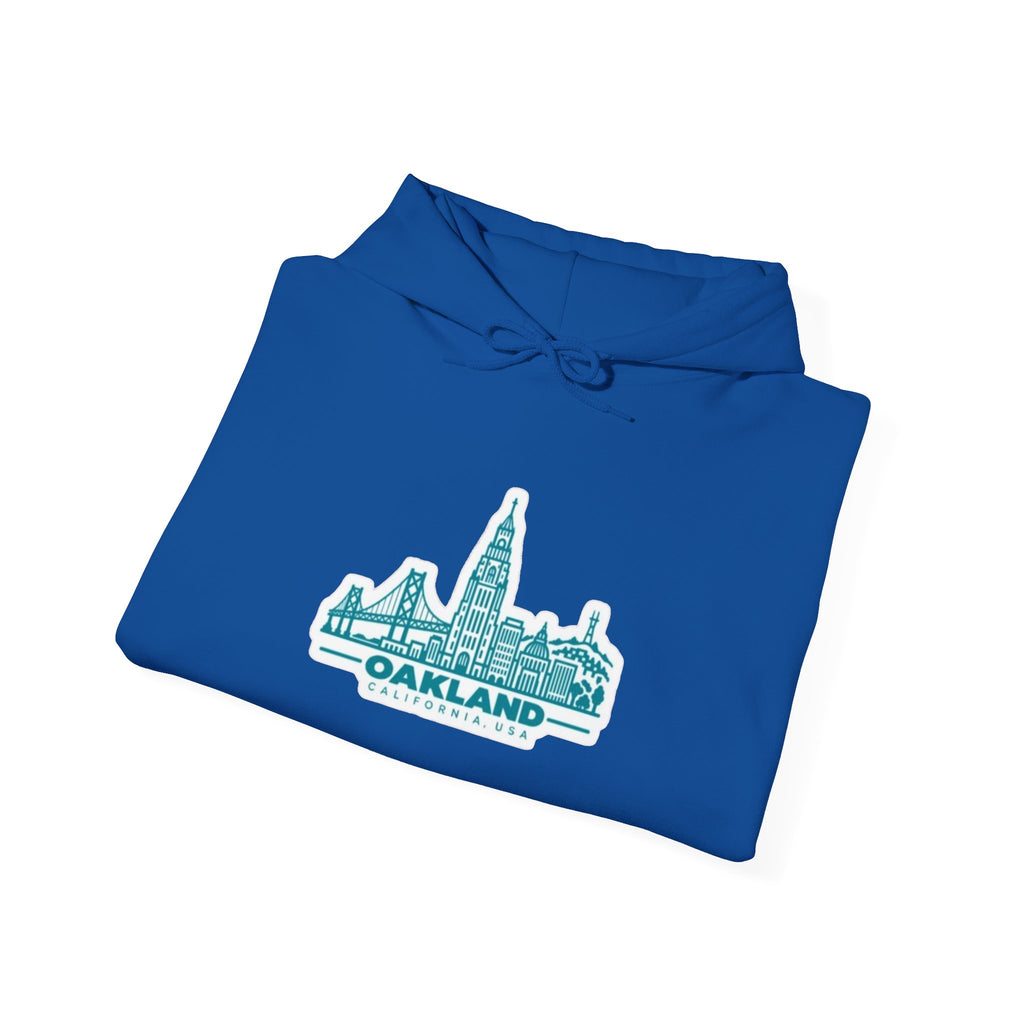 Oakland California Skyline Hoodie