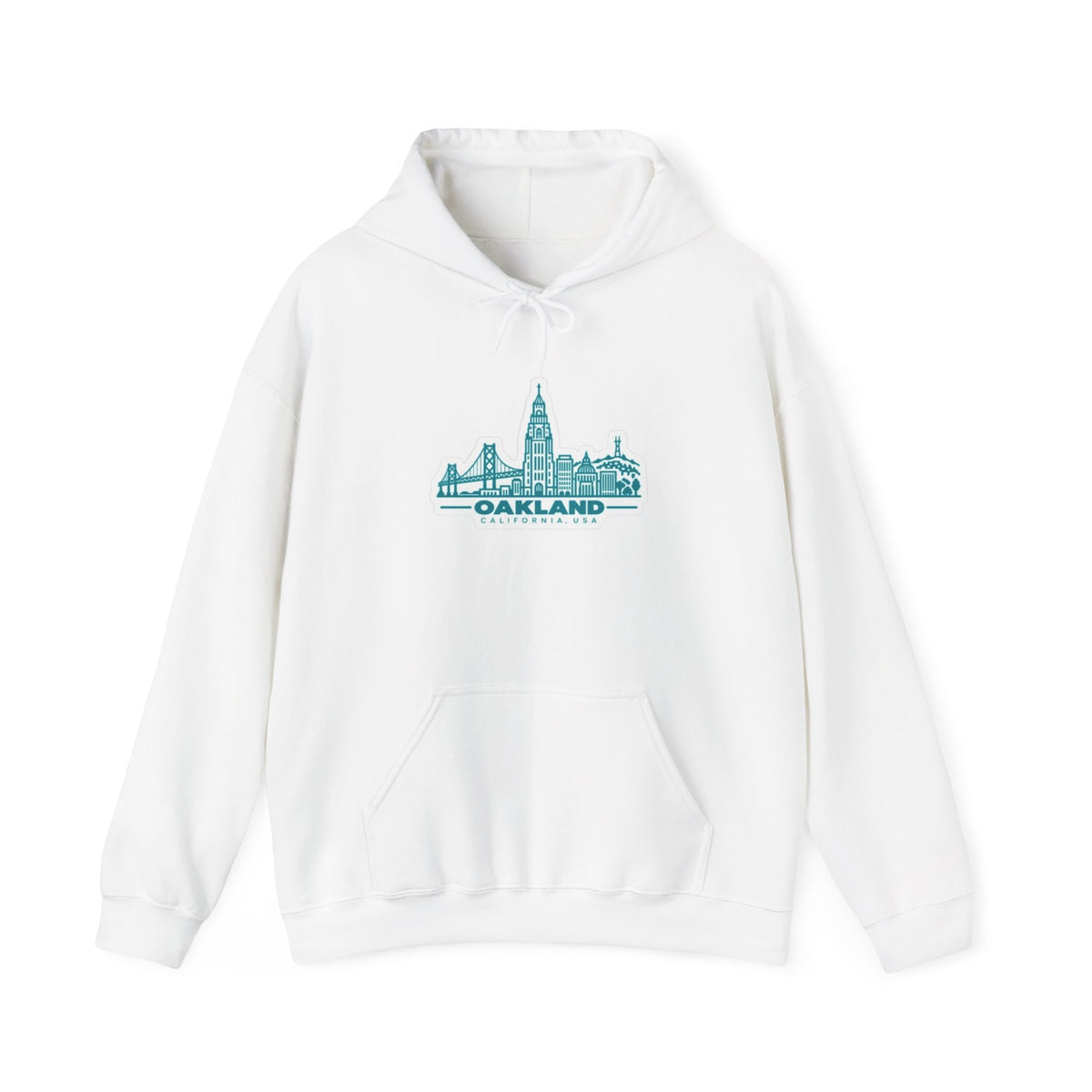 Oakland California Skyline Hoodie