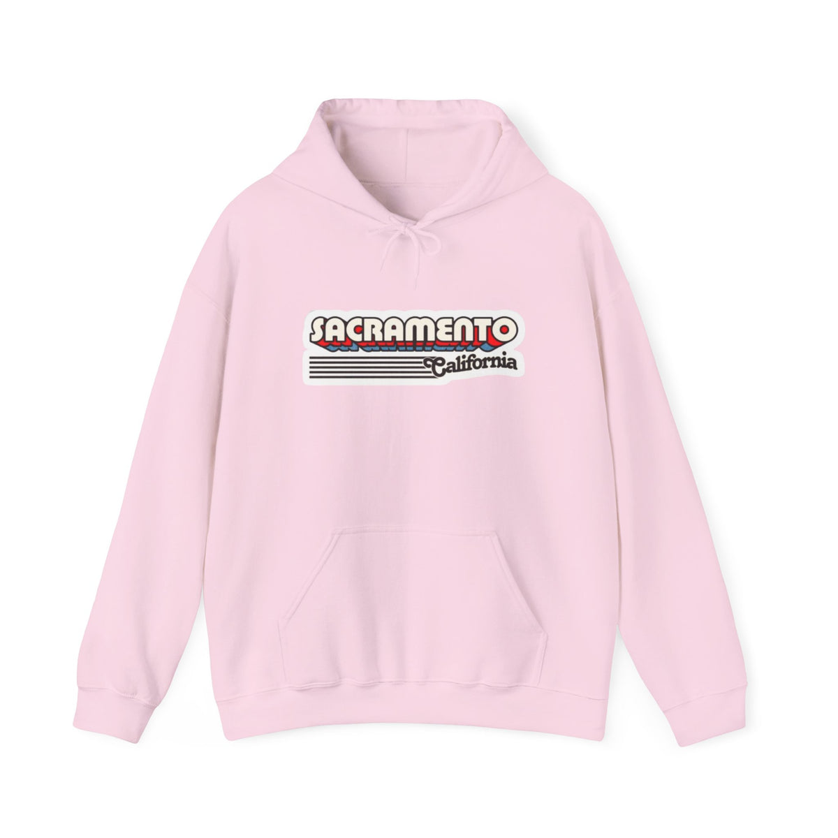 Sacramento California Retro Graphic Hoodie