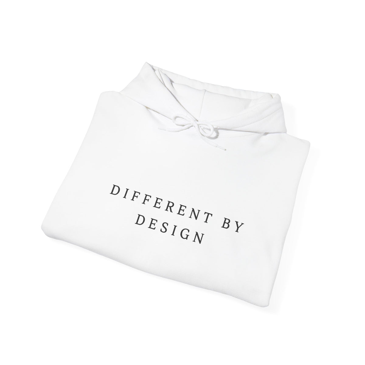 Different by Design Minimalist Graphic Hoodie