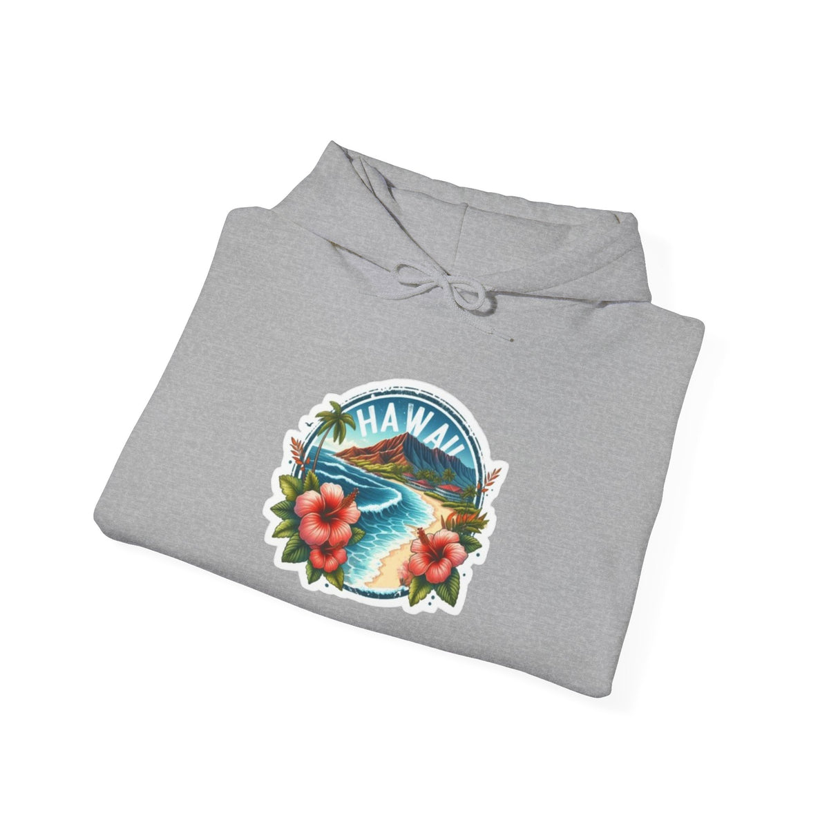Hawaii Tropical Island Floral Hoodie
