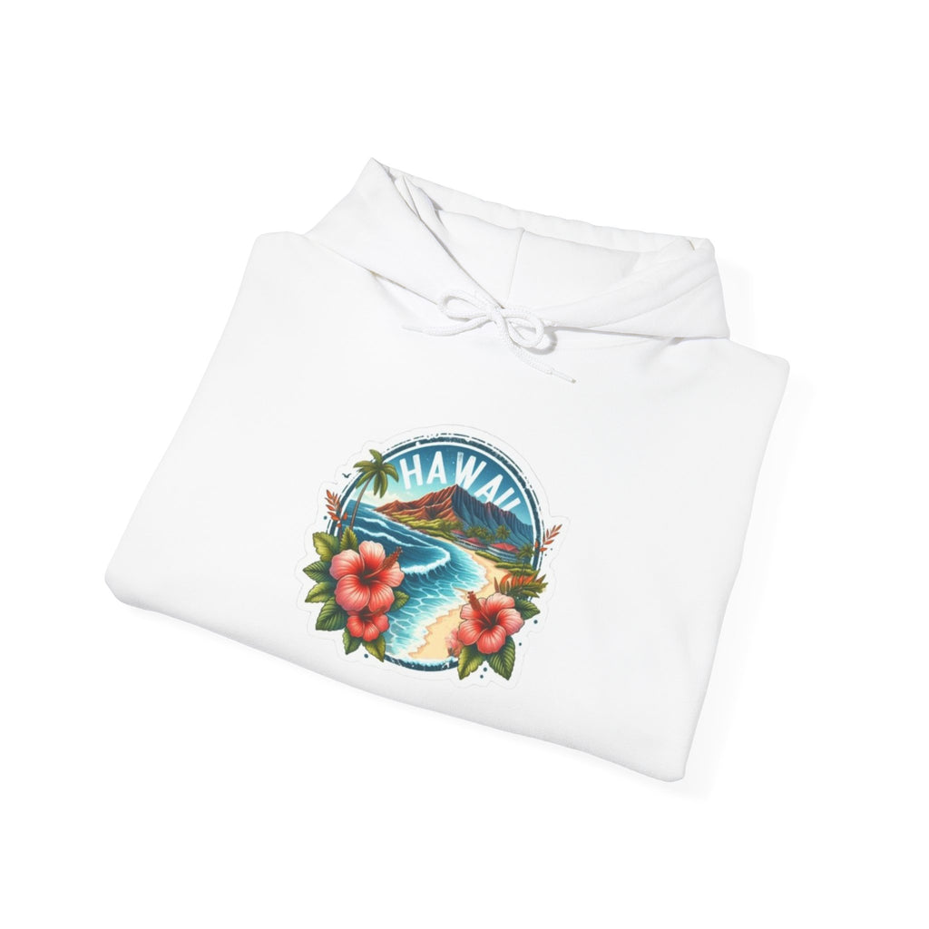Hawaii Tropical Island Floral Hoodie