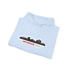 Anchorage Alaska Skyline Hoodie