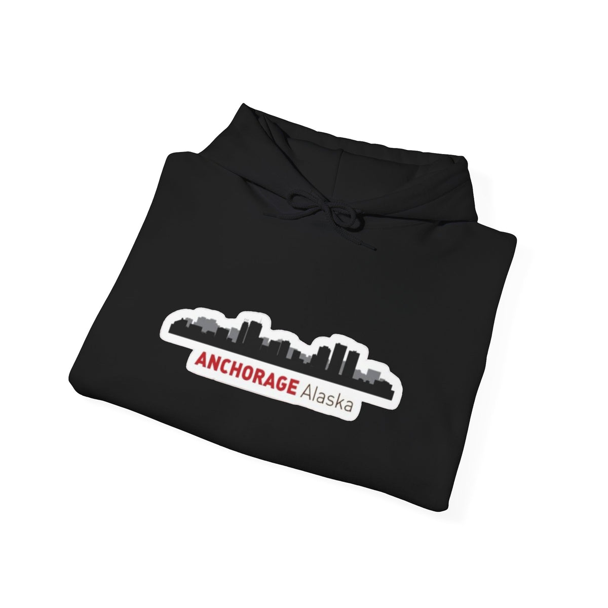 Anchorage Alaska Skyline Hoodie