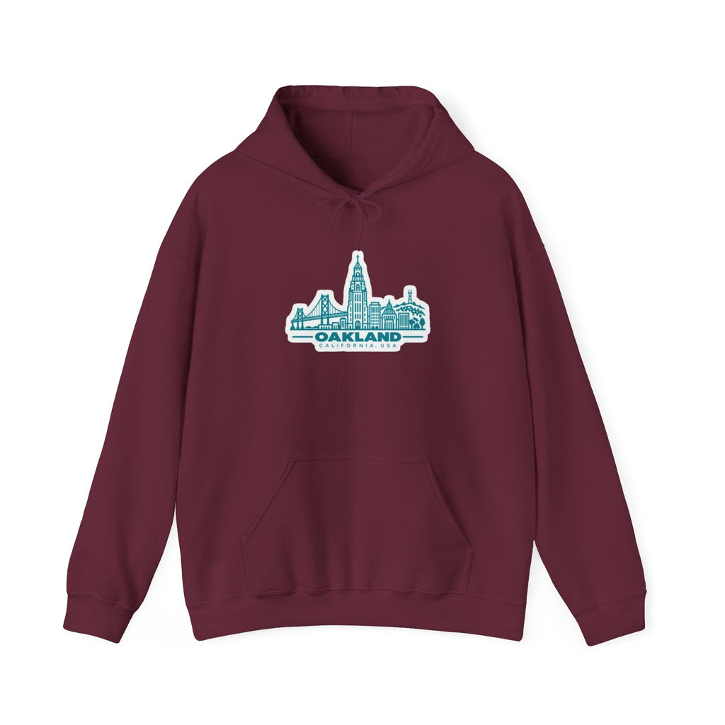 Oakland California Skyline Hoodie