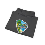 South Carolina Map Hooded Sweatshirt