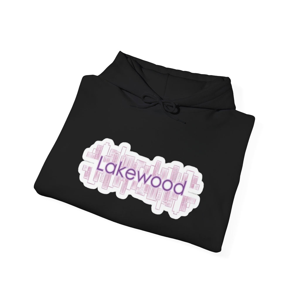 Lakewood Colorado Pink Script Hoodie