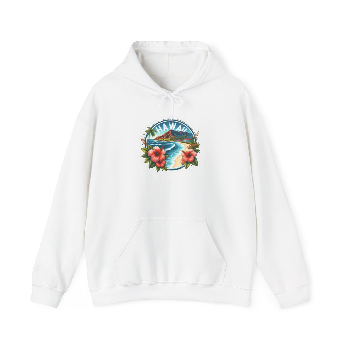 Hawaii Tropical Island Floral Hoodie
